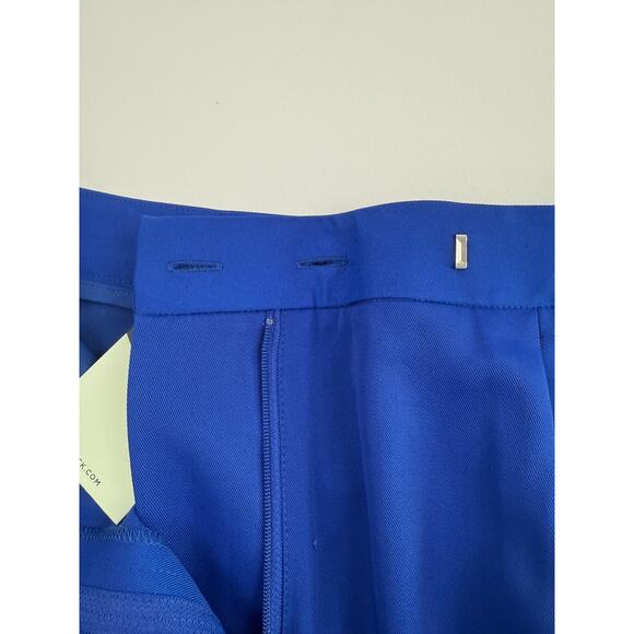 Tuckernuck Sapphire Blue Duncan Pleated Straight Leg Trouser Pants Size M - Picture 10 of 13